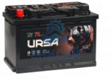  Аккумулятор 6 СТ- 75 URSA Extra power (Прямая полярность)распродажа *