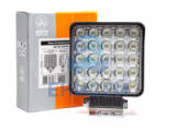 Фара рабочая LED AE75S-25LED-42PC рассеив. свет, 25 диодов, 75W 12/24V квадрат.корп. (Оригинал)